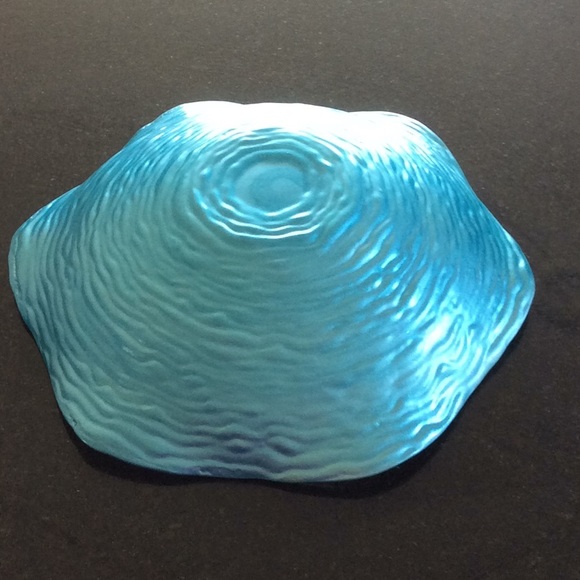 Red Pomegranate Turkish hand painted glass bowl - Picture 2 of 4